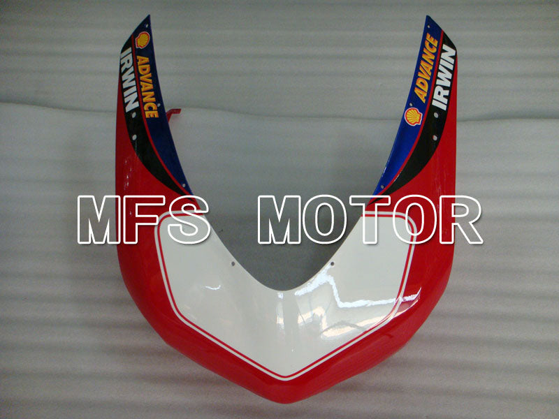 Ducati 848 / 1098 / 1198 2007-2011 Injection ABS Fairing - INFO STRADA - Red White - MFS4193 - Fairings Kit