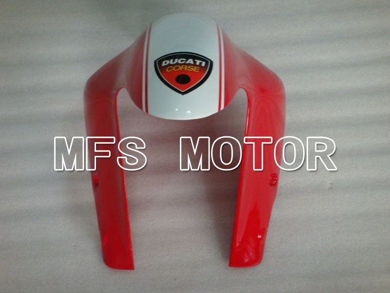 Ducati 848 / 1098 / 1198 2007-2011 Injection ABS Fairing - INFO STRADA - Red White - MFS4193 - Fairings Kit