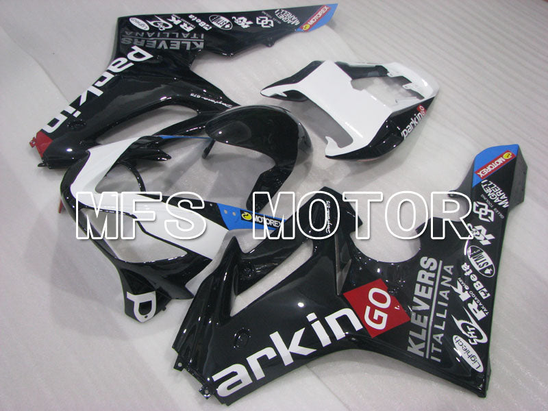 Triumph Daytona 675 2006-2008 Injection ABS Fairing - parkingo - Black White - MFS4199 - Fairings Kit