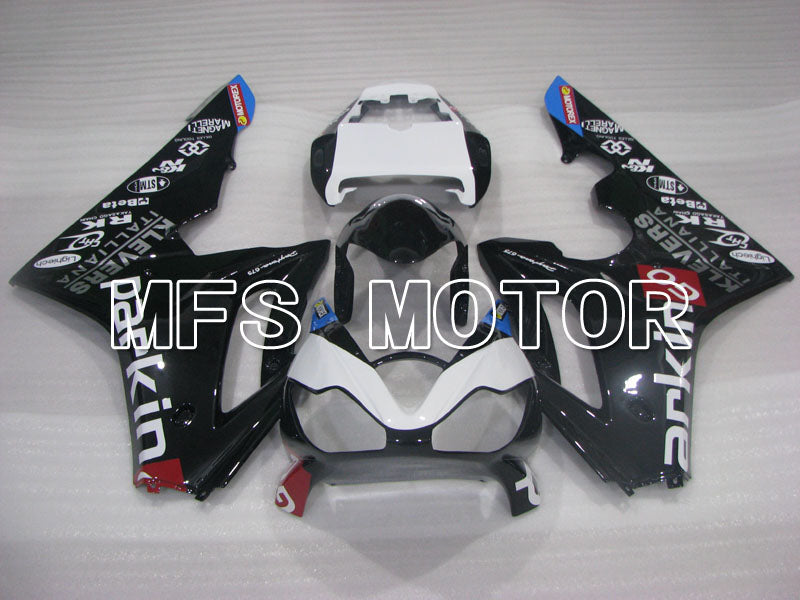 Triumph Daytona 675 2006-2008 Injection ABS Fairing - parkingo - Black White - MFS4199 - Fairings Kit
