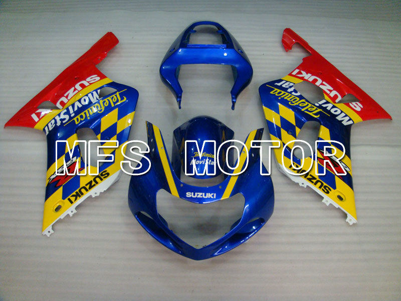 Suzuki GSXR1000 2000-2002 Injection ABS Fairing - Movistar - Blue Yellow - MFS4257 - Fairings Kit