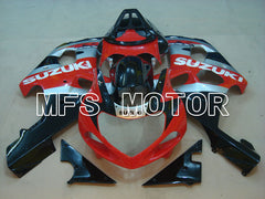 Suzuki GSXR1000 2000-2002 Injection ABS Fairing - Factory Style - Black Red - MFS4288 - Fairings Kit