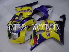 Suzuki GSXR1000 2000-2002 Injection ABS Fairing - Factory Style - Yellow Purple - MFS4295 - Fairings Kit