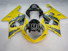 Suzuki GSXR1000 2000-2002 Injection ABS Fairing - Factory Style - Yellow Gray - MFS4332 - Fairings Kit