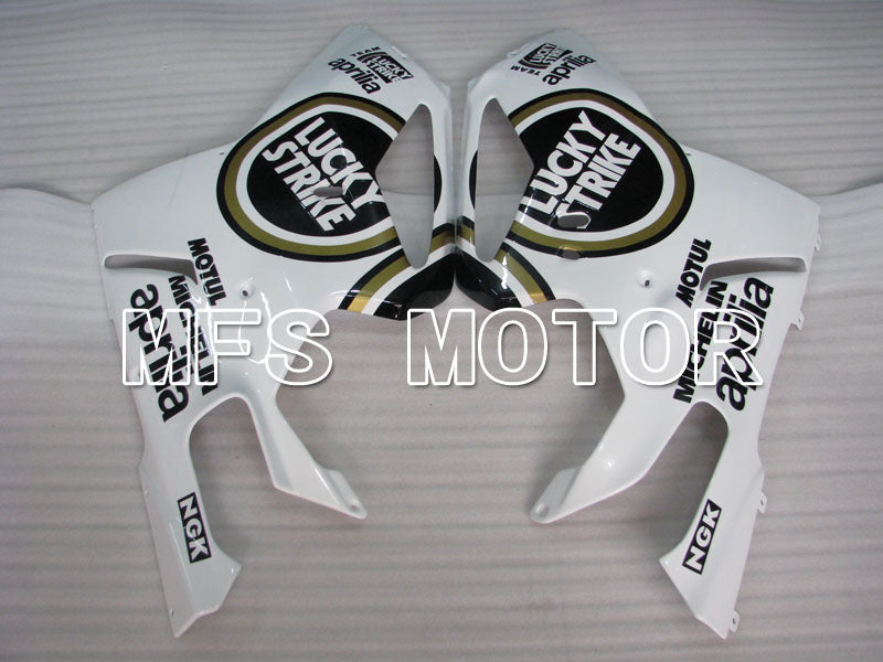 Aprilia RSV 1000 R 2004-2009 ABS Fairing - Lucky Strike - White Black - MFS4333 - Fairings Kit