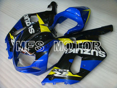 Suzuki GSXR1000 2000-2002 Injection ABS Fairing - Factory Style - Blue Black - MFS4347 - Fairings Kit