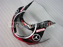 Suzuki GSXR1000 2000-2002 Injection ABS Fairing - Jordan - Black Red wine color - MFS4362 - Fairings Kit