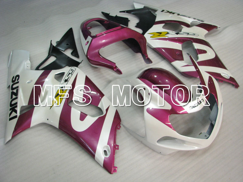Suzuki GSXR1000 2000-2002 Injection ABS Fairing - Factory Style - Pink White - MFS4369 - Fairings Kit