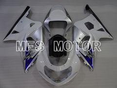 Suzuki GSXR1000 2000-2002 Injection ABS Fairing - Factory Style - White Silver - MFS4372 - Fairings Kit