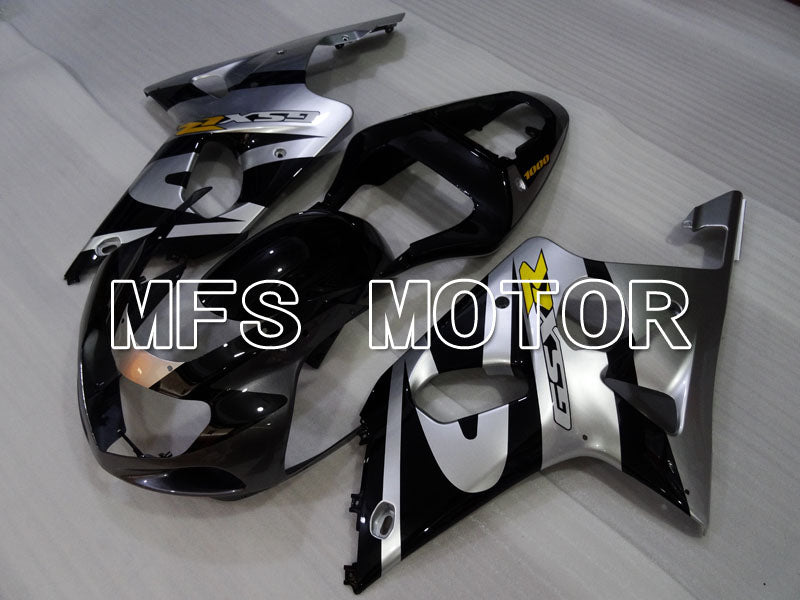 Suzuki GSXR1000 2000-2002 Injection ABS Fairing - Factory Style - Black Silver - MFS4375 - Fairings Kit
