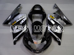 Suzuki GSXR1000 2000-2002 Injection ABS Fairing - Factory Style - Black Silver - MFS4375 - Fairings Kit