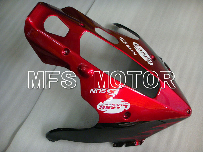 Yamaha YZF1000R 1997-2007 ABS Fairing - Flame- Black Red - MFS4381 - Fairings Kit