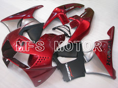 Honda CBR900RR 919 1998-1999 ABS Fairing - Factory Style - Red wine color Black Matte - MFS4391 - Fairings Kit
