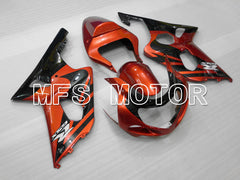 Suzuki GSXR1000 2000-2002 Injection ABS Fairing - Factory Style - Orange Black - MFS4392 - Fairings Kit