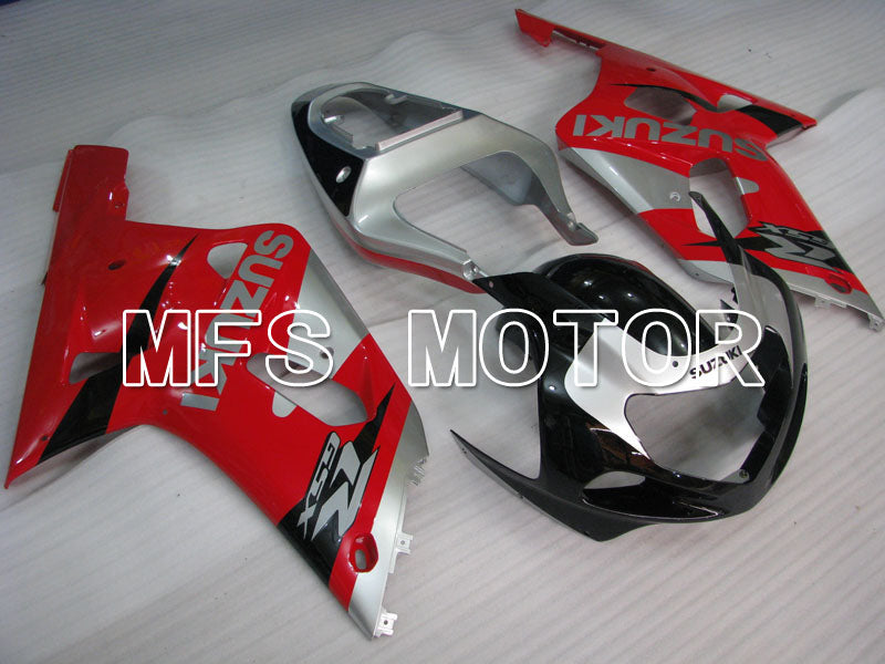 Suzuki GSXR1000 2000-2002 Injection ABS Fairing - Factory Style - Red Silver - MFS4407 - Fairings Kit