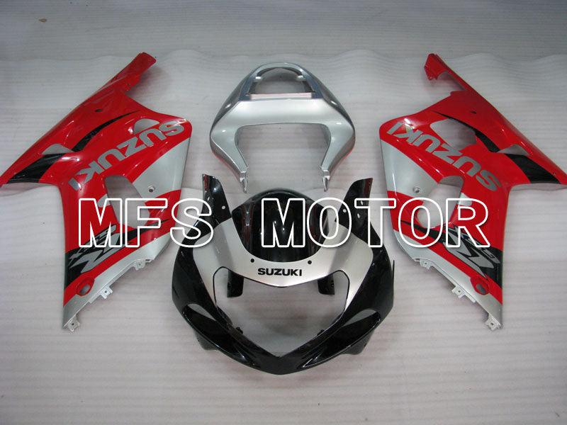Suzuki GSXR1000 2000-2002 Injection ABS Fairing - Factory Style - Red Silver - MFS4407 - Fairings Kit