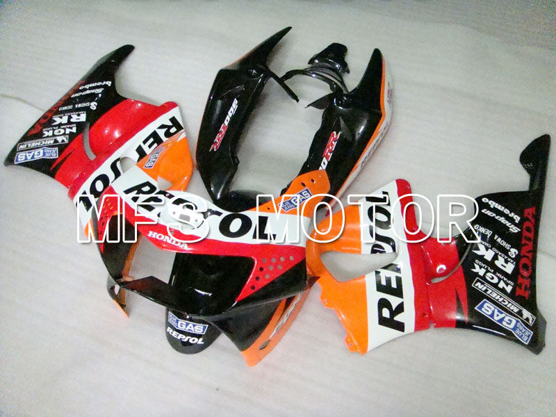 Honda CBR900RR 919 1998-1999 ABS Fairing - Repsol - Black Red Orange - MFS4413 - Fairings Kit