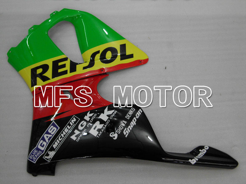 Honda CBR900RR 919 1998-1999 ABS Fairing - Repsol - Black Red Green - MFS4421 - Fairings Kit