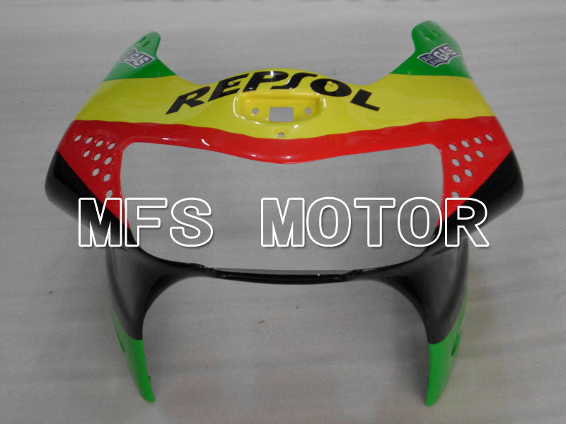 Honda CBR900RR 919 1998-1999 ABS Fairing - Repsol - Black Red Green - MFS4421 - Fairings Kit