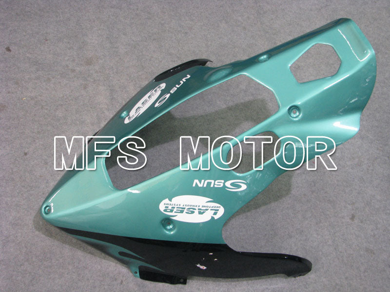 Yamaha YZF1000R 1997-2007 ABS Fairing - Flame - Black Cyan - MFS4423 - Fairings Kit