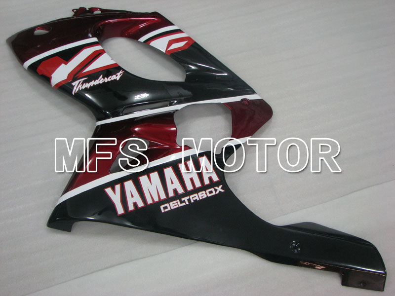 Yamaha YZF-600R 1997-2007 Injection ABS Fairing - Factory Style - Red wine color Black Silver - MFS4456 - Fairings Kit