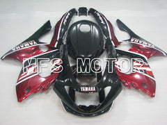 Yamaha YZF-600R 1997-2007 Injection ABS Fairing - Factory Style - Red wine color Black Silver - MFS4456 - Fairings Kit