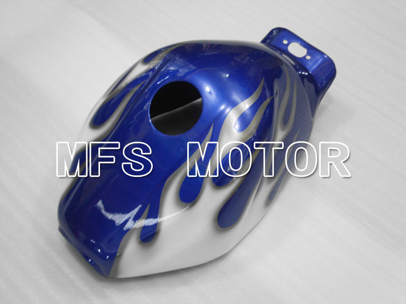 Yamaha YZF-600R 1997-2007 Injection ABS Fairing - Flame - Blue White - MFS4461 - Fairings Kit