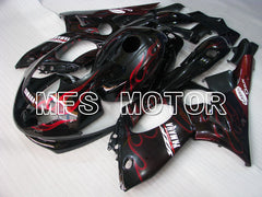 Yamaha YZF-600R 1997-2007 Injection ABS Fairing - Flame - Red wine color White - MFS4462 - Fairings Kit