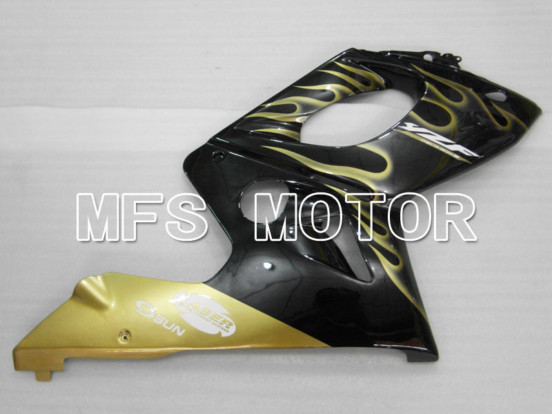 Yamaha YZF-600R 1997-2007 Injection ABS Fairing - Flame - Yellow Black - MFS4468 - Fairings Kit