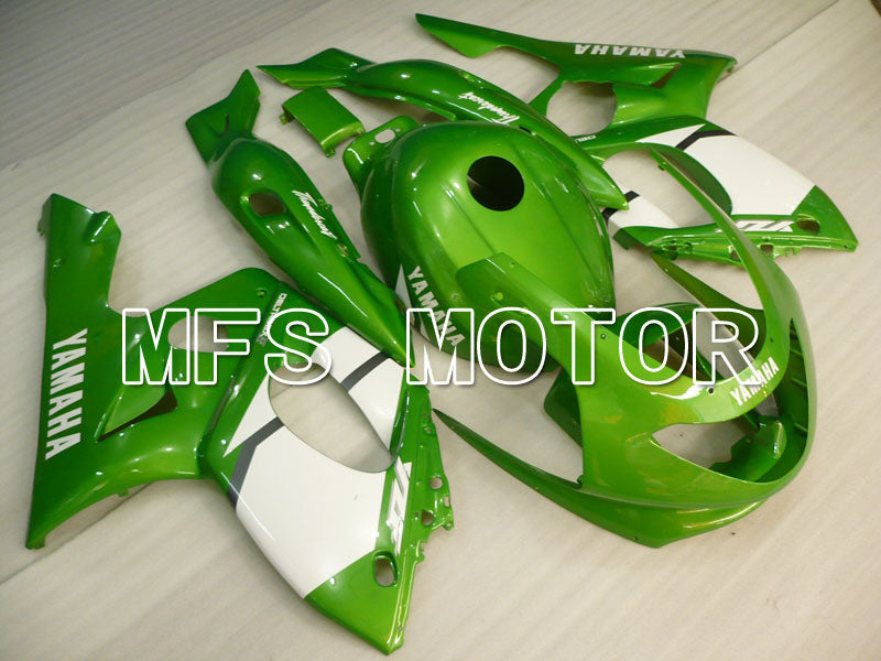 Yamaha YZF-600R 1997-2007 Injection ABS Fairing - Factory Style - Green White - MFS4472 - Fairings Kit