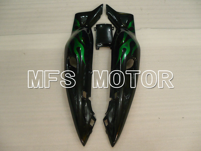Yamaha YZF-600R 1997-2007 Injection ABS Fairing - Flame - Green Black - MFS4474 - Fairings Kit