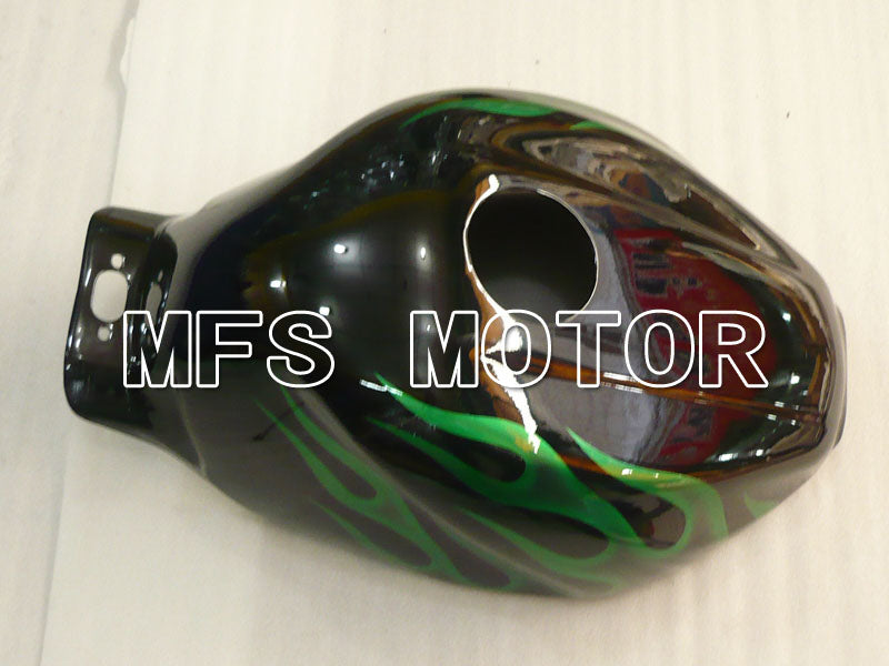 Yamaha YZF-600R 1997-2007 Injection ABS Fairing - Flame - Green Black - MFS4474 - Fairings Kit