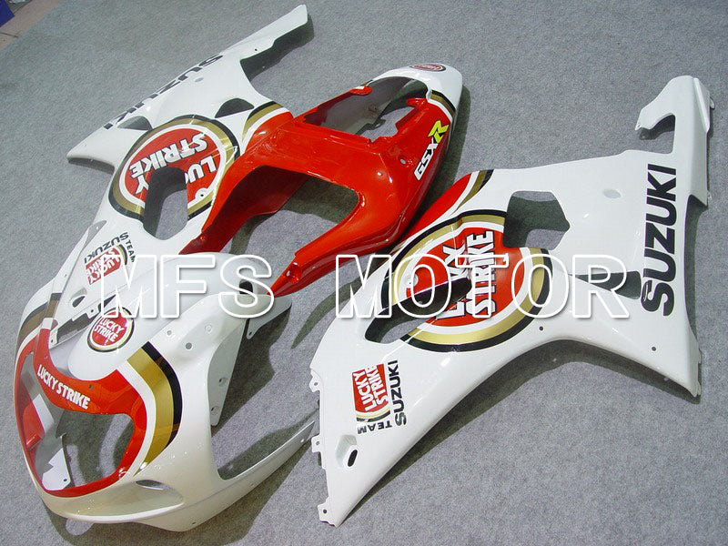 Suzuki GSXR750 2000-2003 Injection ABS Fairing - Lucky Strike - Red White - MFS7027 - Fairings Kit