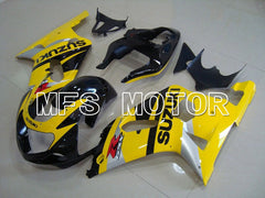 Suzuki GSXR750 2000-2003 Injection ABS Fairing - Factory Style - Black Yellow - MFS7044 - Fairings Kit