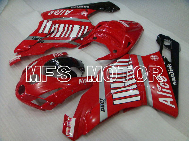 Ducati 749 / 999 2003-2004 Injection ABS Fairing - Alice - Red Black - MFS4627 - Fairings Kit