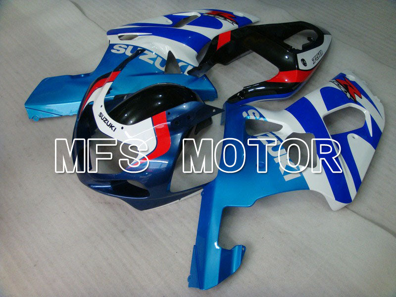Suzuki GSXR600 2001-2003 Injection ABS Fairing - Factory Style - White Blue - MFS4642 - Fairings Kit