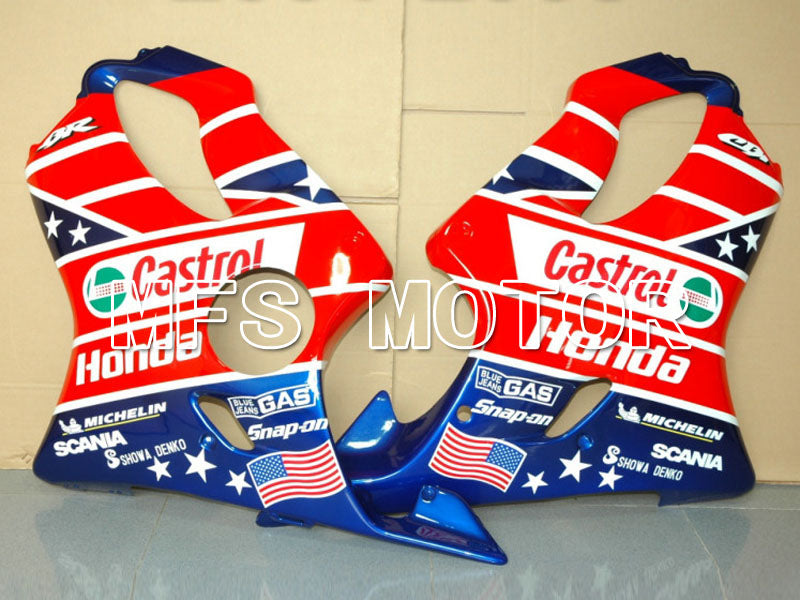 Honda CBR600 F4i 2001-2003 Injection ABS Fairing - Castrol - Blue Red White - MFS4657 - Fairings Kit