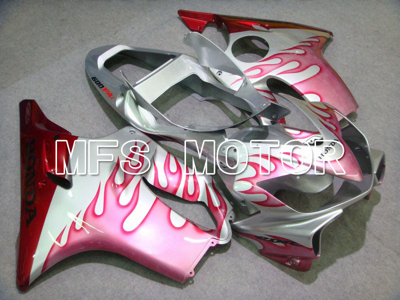 Honda CBR600 F4i 2001-2003 Injection ABS Fairing - Flame - Pink Silver - MFS4671 - Fairings Kit
