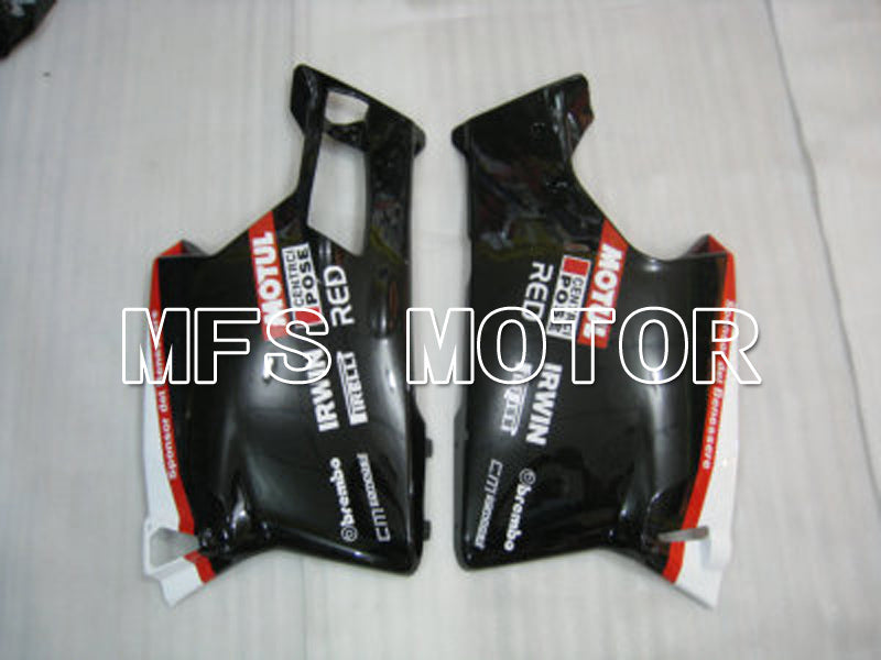 Ducati 749 / 999 2005-2006 Injection ABS Fairing - Sterilgarda - Black White - MFS4713 - Fairings Kit