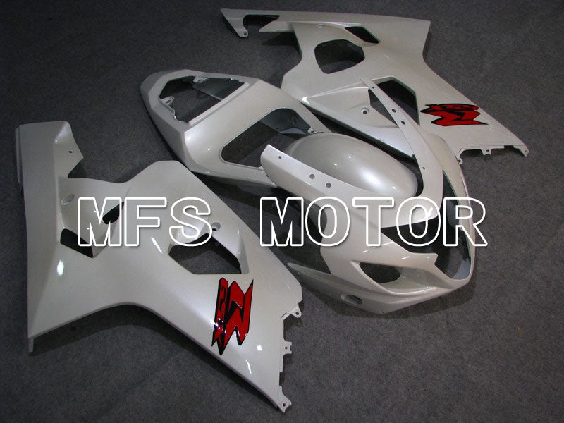 Suzuki GSXR600 GSXR750 2004-2005 Injection ABS Fairing - Factory - White - MFS4827 - Fairings Kit