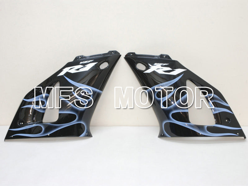 Yamaha YZF-R1 2000-2001 Injection ABS Fairing - Flame - Blue Black - MFS4869 - Fairings Kit