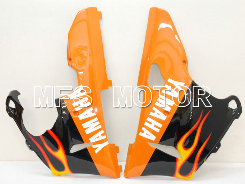 Yamaha YZF-R1 2000-2001 Injection ABS Fairing - Flame - Orange Black - MFS4873 - Fairings Kit