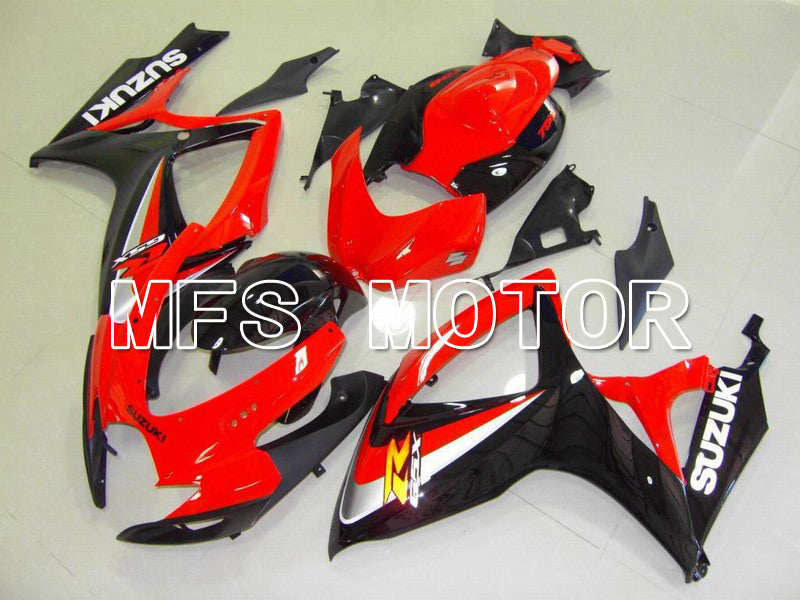 Suzuki GSXR600 GSXR750 2006-2007 Injection ABS Fairing - Factory - Red Black - MFS5018 - Fairings Kit