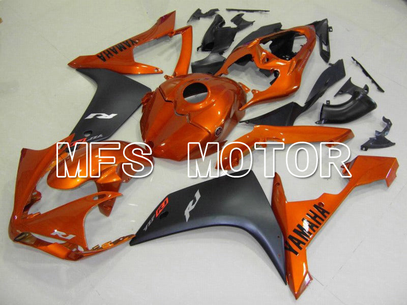 Yamaha YZF-R1 2007-2008 Injection ABS Fairing - Factory Style - Black Orange - MFS5070 - Fairings Kit