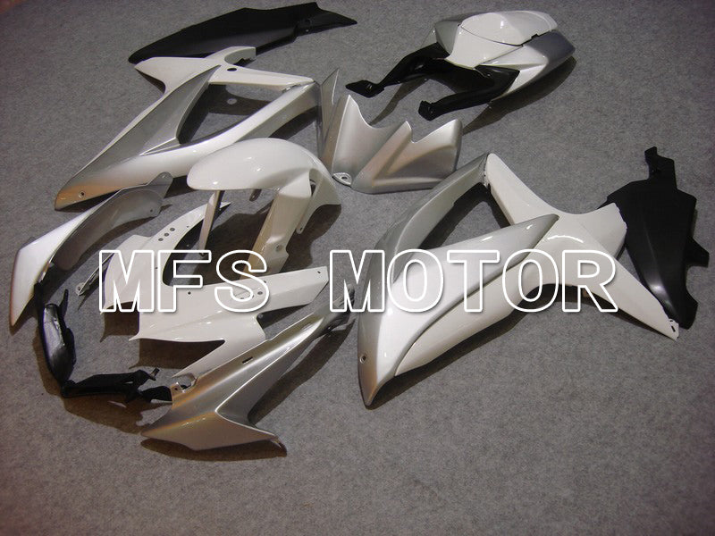 Suzuki GSXR600 GSXR750 2008-2010 Injection ABS Fairing - Factory Style - White Silver - MFS5103 - Fairings Kit