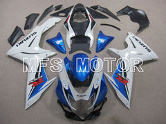 Suzuki GSXR600 GSXR750 2011-2024 Injection ABS Fairing - Factory Style - Blue White - MFS5129 - Fairings Kit