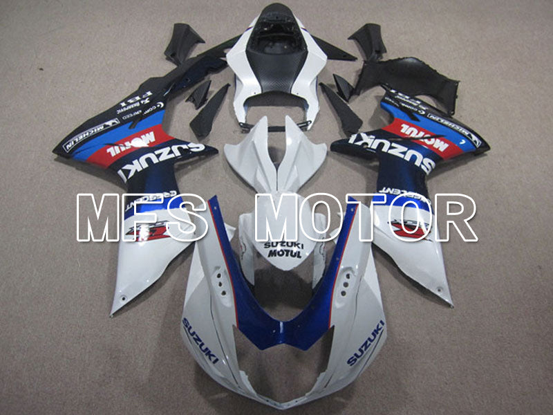 Suzuki GSXR600 GSXR750 2011-2024 Injection ABS Fairing - MOTUL - Blue White - MFS5131 - Fairings Kit