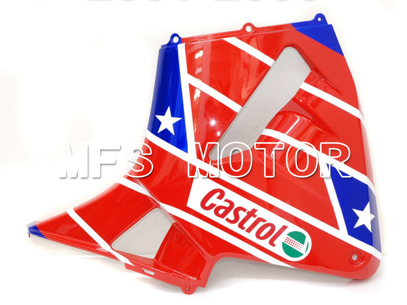 Honda CBR600RR 2003-2004 ABS Injection Fairing - Castrol - White Red Blue - MFS5153 - Fairings Kit