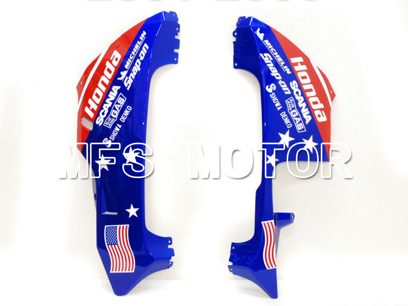 Honda CBR600RR 2003-2004 ABS Injection Fairing - Castrol - White Red Blue - MFS5153 - Fairings Kit