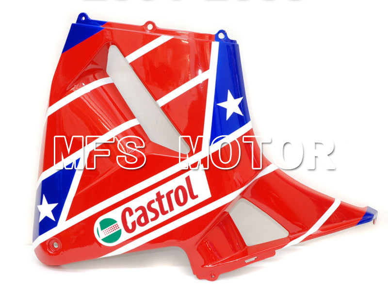 Honda CBR600RR 2003-2004 ABS Injection Fairing - Castrol - White Red Blue - MFS5153 - Fairings Kit